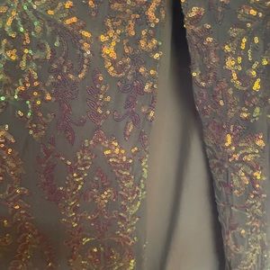 Prom/dress sequins blue color